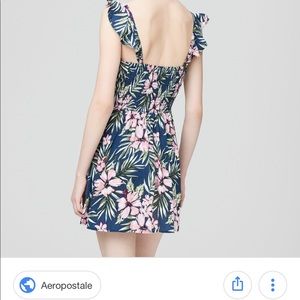 Aeropostale Tropical Ruffle Sundress